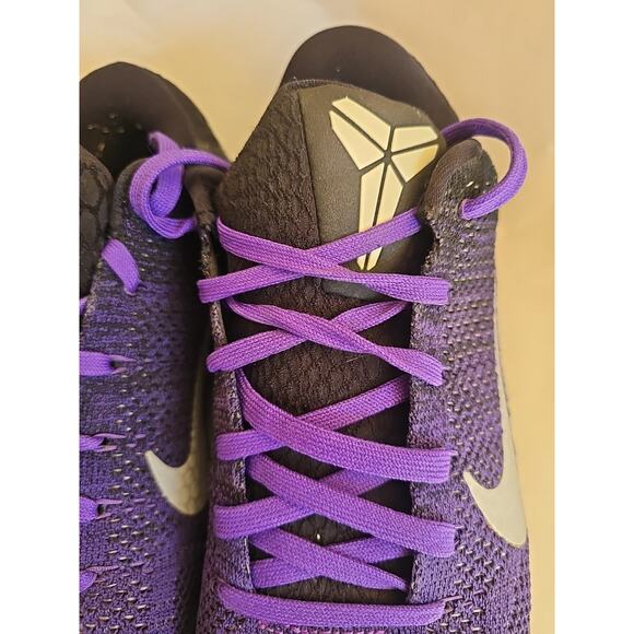 Nike Kobe 11 Elite Low Eulogy Hyper Grape Basketball Mens 822675-510 Size 10 - Picture 3 of 12